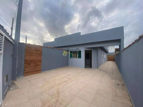 Casa Nova 02 Dormitórios Com Piscina E Cascata! Lado Praia. Ótimo Acabamento! Jardim Das Palmeiras. Itanhaém.
