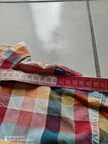 Camisa Multicolor Holllisster Extra Grande Slim (Usado)
