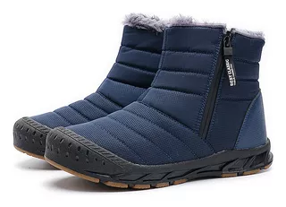 Botas Impermeables Hombre Nieve Antideslizantes Caña Alta