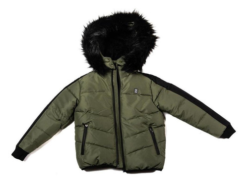 Parka Con Capucha Niño Verde Pillin (pvv837ver)