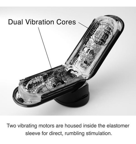 Masturbador Masculino Tenga Flip Zero Black Ev Con Vibración Color Negro