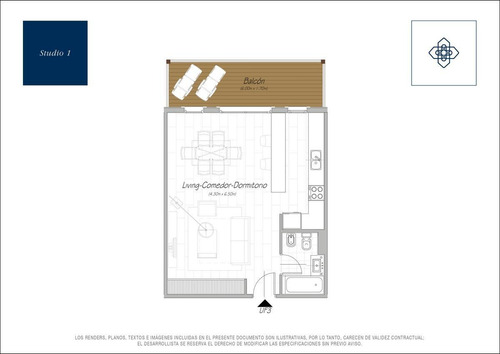Imagen 15 de 16 de Venta Departamento Tipo Studio En Santa Clara, Manzanares, Pilar.