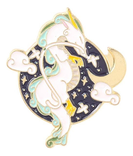 Pin Broche Metálico Dragon El Viaje De Chihiro Ghibli Anime