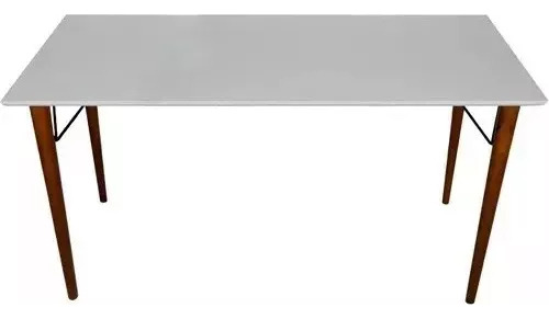 Mesa Jantar Aparador Branco 110x50cm Retangular Pé Palito Suport V Jt Home