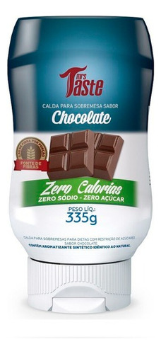 Salsa De Chocolate Mrs. Taste Zero Calorías Sin Tacc 335 gr