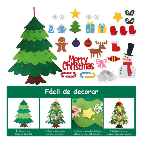 Árbol De Navidad De Fieltro, Árbol De Navidad De Fieltro P