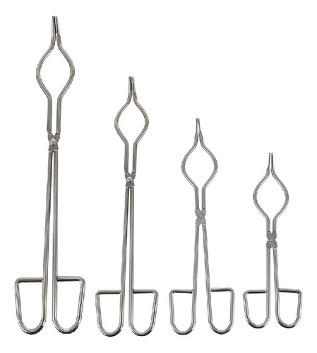 Vaso De Acero Inoxidable Con Pinza Para Crisol Químico, 4 Un