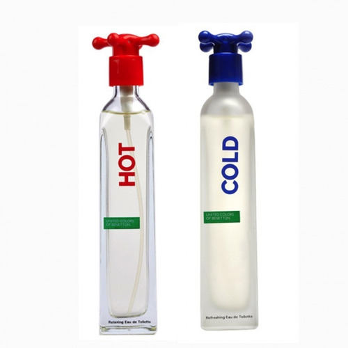 Imagen 1 de 7 de Perfume Benetton Cold Caballero Hot Dama