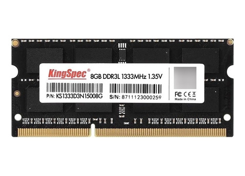 Memoria Ram 8gb Ddr3 1333mhz Sodimm Kingspec Para Mac & Pc