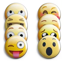 Comprar Bottons Emoticon u002F Emoji - Kit Com 50 Bottons Botton Broche