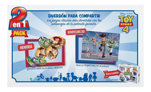 Juego De Mesa Fotorama 2 En 1 Toy Story 4