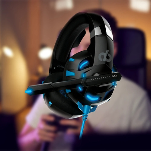 Imagen 3 de 3 de Audífonos Gamer De Diadema Veho Alpha Bravo Gx-1