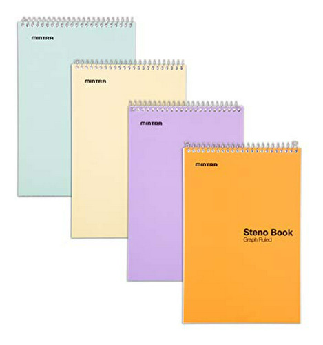 Cuaderno Espiral, Block N Mintra Office Steno Book - (colore