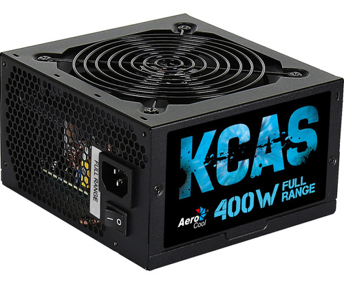 Fonte Atx Kcas 400w Full Range 80 Plus White Pfc Aerocool