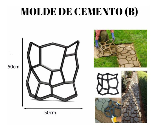 Molde De Cemento 50x50 Cm