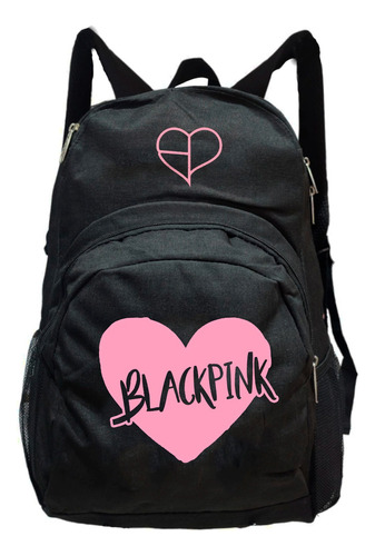 Mochila Black Pink Nombres 20 Litros Negra Grafimax