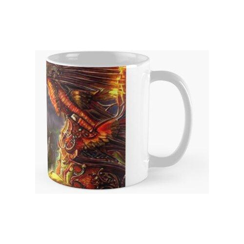 Taza El Dragón De Fuego Calidad Premium