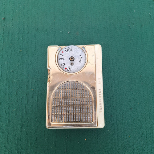 Radio Transistor Antigo Spica Branco (Usado)