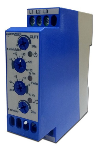 Clpt44/3f-a Protector De Fases Trifasico Bramex Controles