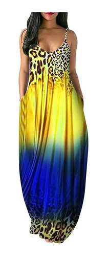 Vestidos largos degradados sale