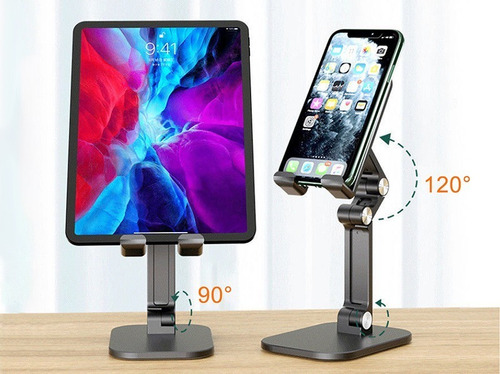 Imagem 4 de 4 de Suporte P/ Tablet Celular Telefone Universal Ajustável