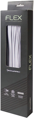 Imagen 7 de 7 de Kit Cables Atx Tecware Atx24 Pci-e 6+2 Eps 4+4 Blanco
