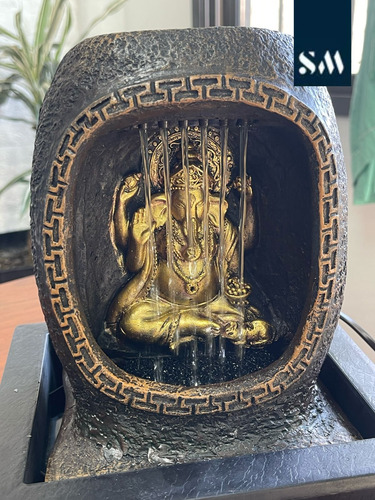 Fuente De Agua Ganesha Lluvia Prosperidad Abundancia