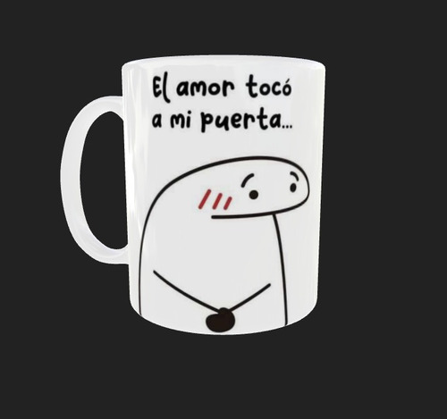 Taza Personalizada El Amor Toco A Mi Puerta...