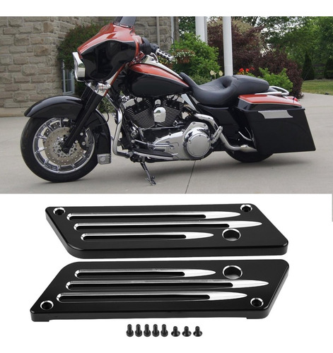 1 Par De Fundas De Aluminio Cnc Para Alforjas De Moto