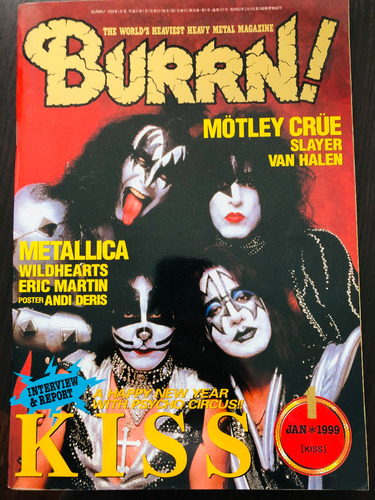 Kiss Revista Burrn! Magazine, Japón, 1999