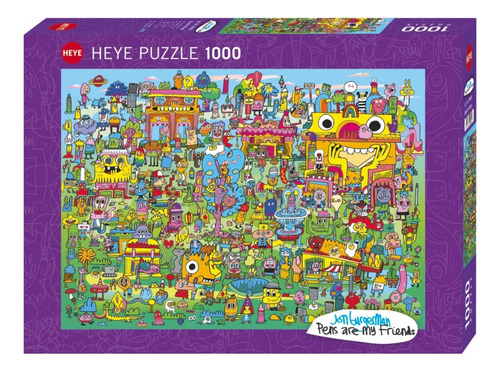 Puzzle Heye 1000  Doodle Village 
