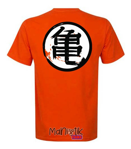 Polera Kanji Roshi - Tortuga - Goku - Anime Dragon Ball