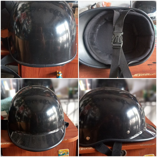 Casco Sandoval Negro Motorizado