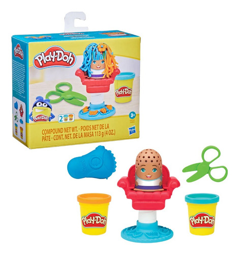 Set De Mini Peluqueria Playdoh 113 Gr   