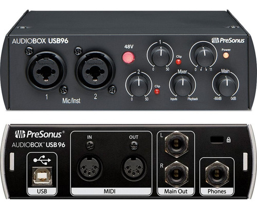 Presonus Audiobox Usb96 Interfaz De Audio + Rocker Music