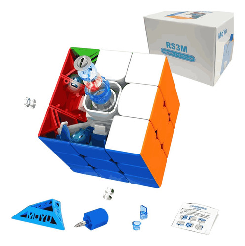 Cubo Mágico Moyu 3x3 Magnético Meilong Cubo Rs3m