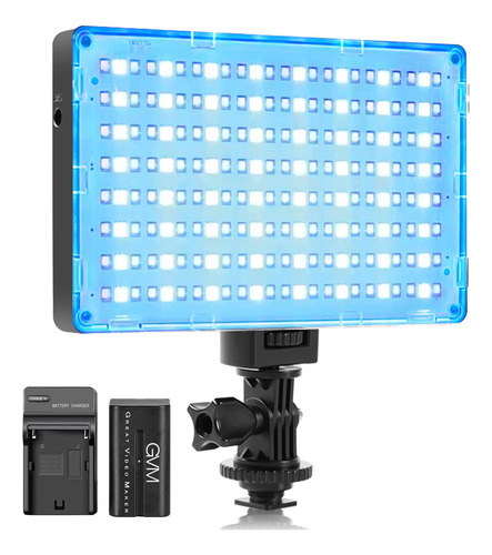 Gvm - Luz Led Rgb Para Camara, Salida A Todo Color, Luces De