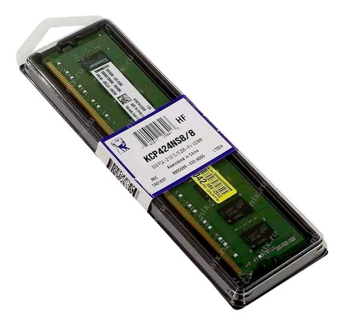 Memoria Ram Kingston Kcp424ns8/8 Ddr4 8gb Pc4-19200 2400mh