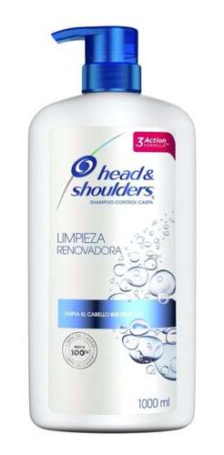 Shampoo Head And Shoulders Limpieza Renovadora Anticaspa 1lt