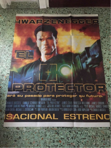 Arnold Swarzenneger  -poster El Protector (recortado)ver Fot