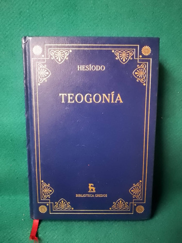  Hesiodo Teogonia Editorial Gredos