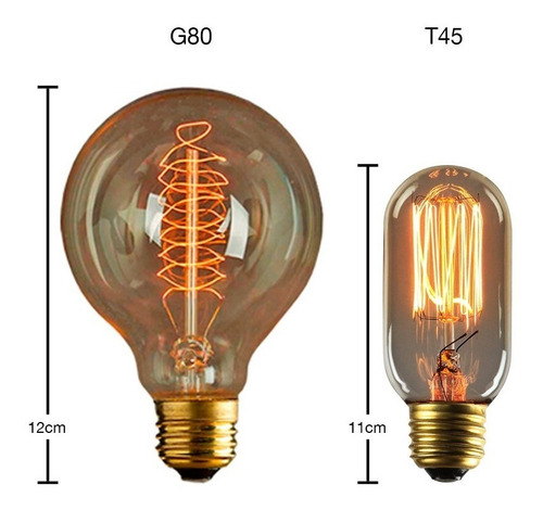 Imagem 3 de 8 de 18x Lâmpada Vintage Retrô - T. Edison - Filamento De Carbono