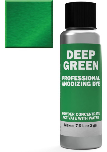 Tinta Anodizante Profesional Aluminio Verde E-aen Luz Rico 2