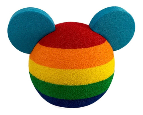 Bolinha Enfeite Antena Teto Carro Mickey Arco Iris