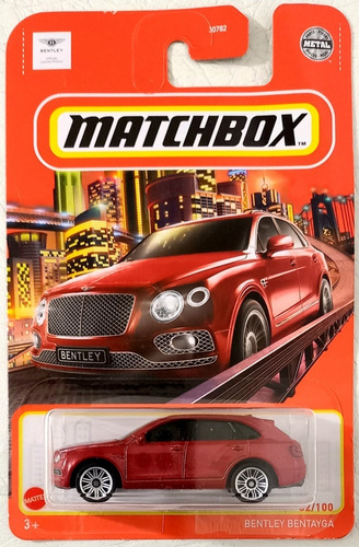 Bentley Bentayga Rojo Matchbox Mattel