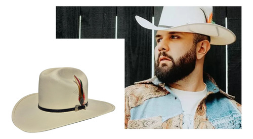 Sombrero Vaquero Estilo Carin León 5000x Old President Natural 57