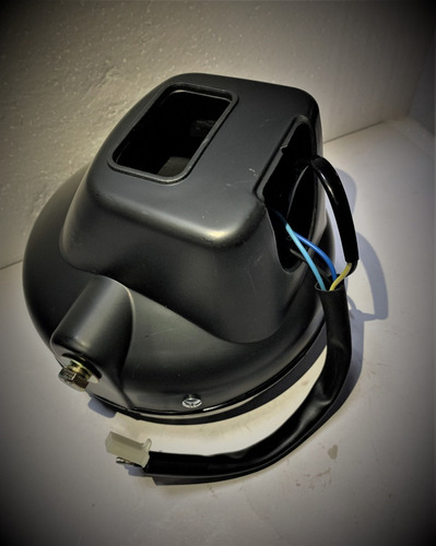 Imagen 5 de 5 de Faro Moto Redondo Con Base Metal Para Moto Speed200