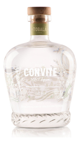 Mezcal Artesanal Convite Tobala 700 Ml