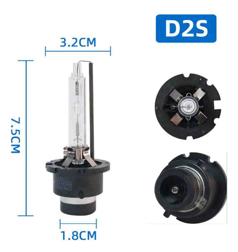 Lampada Reposição Xenon Origina D2s D2r D2c 6000k 35w 12v Un