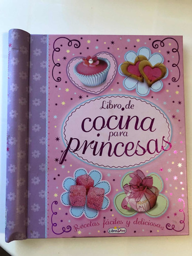 Libro Libro De Cocina Para Princesas - Excelente Estado